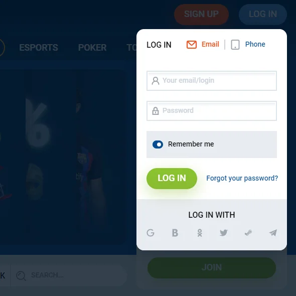 LogIn Your Mostbet Account
